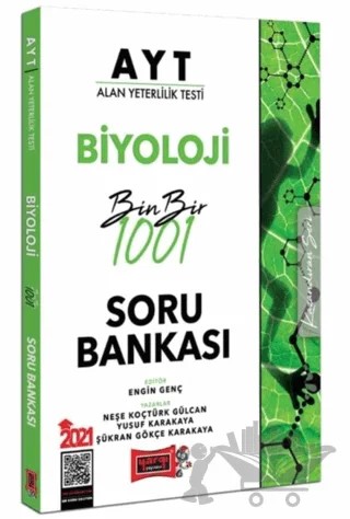 AYT Biyoloji 1001 Soru Bankası – Kolektif – Yargı Yayınevi kitap kapağı