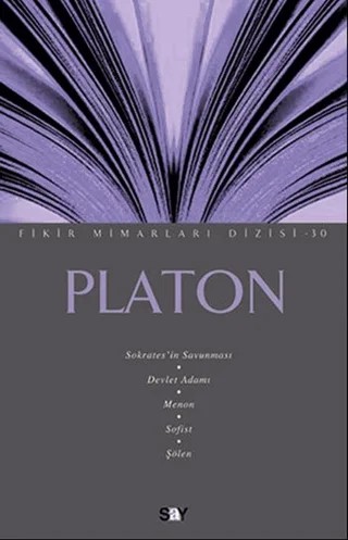 Platon – Ahmet Cevizci – Say Yayınları kitap kapağı