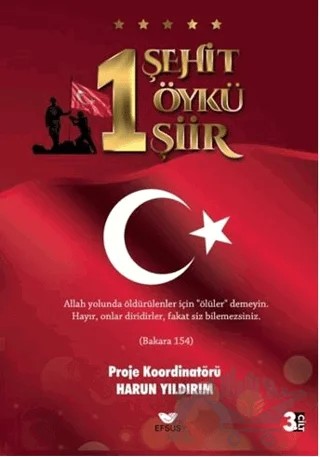 1 Şehit 1 Öykü 1 Şiir – Harun Yıldırım – Efsus Yayınları kitap kapağı