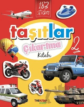 Taşıtlar Çıkartma Kitabı - 2 – Kolektif – The Kitap Çocuk kitap kapağı