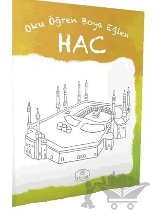 Hac - Oku Öğren Boya Eğlen – Cüneyt Dal – Fidan Yayınları kitap kapağı