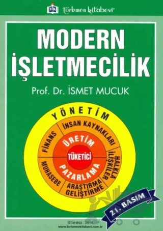 Modern İşletmecilik – İsmet Mucuk – Türkmen Kitabevi kitap kapağı