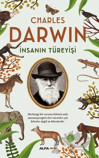 İnsanın Türeyişi – Charles Darwin – Alfa Yayınları kitap kapağı