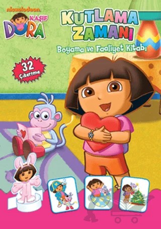 Kaşif Dora - Kutlama Zamanı – Kolektif – Doğan Egmont Yayıncılık kitap kapağı