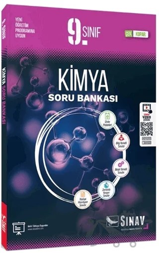 9. Sınıf Kimya Soru Bankası – Kolektif – Sınav Yayınları kitap kapağı