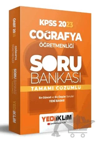 2023 ÖABT Coğrafya Öğretmenliği Tamamı Çözümlü Soru Bankası – Kolektif – Yediiklim Yayınları kitap kapağı