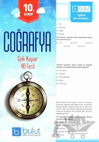 10. Sınıf Coğrafya Yaprak Test – Kolektif – Bulut Eğitim ve Kültür Yayınları kitap kapağı
