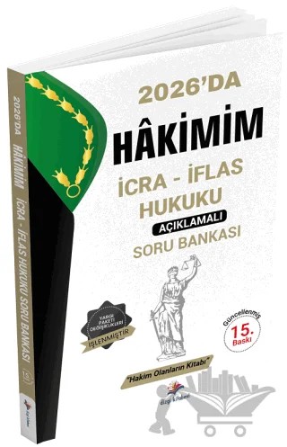 2026 Hakimlik Hakimim İcra İflas Hukuku Soru Bankası – Serhat Güven – Dizgi Kitap kitap kapağı