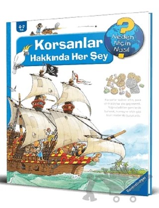 Korsanlar Hakkında Her Şey – Andrea Erne – Mikado Yayınları kitap kapağı
