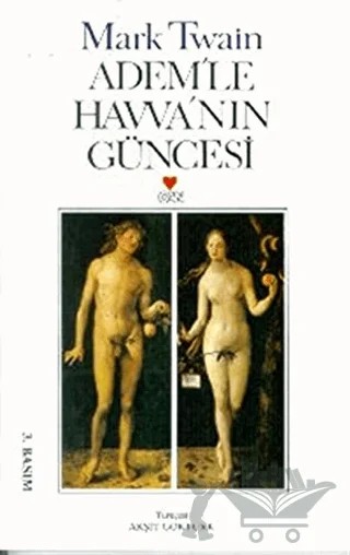 Adem’le Havva’nın Güncesi – Mark Twaın – Can Yayınları kitap kapağı