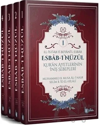 Esbab-ı Nüzul - Kur'an Ayetlerinin İniş Sebepleri (4 Cilt Takım) – Ebu Usame Selim b. İd el-Hilali – Beka Yayınları kitap kapağı
