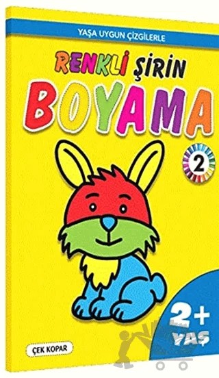 Renkli Şirin Boyama 2 2+ Yaş – Kolektif – Pinokyo Yayınları kitap kapağı