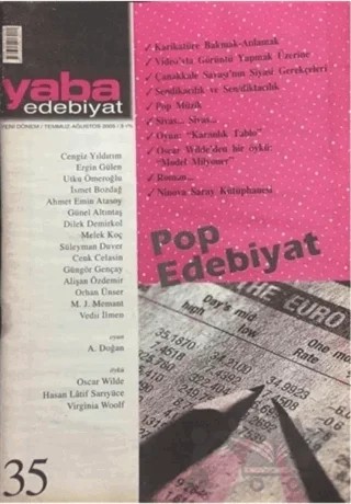 Yaba Edebiyat Dergisi Sayı: 35 – Yaba Dergisi Yayınları kitap kapağı