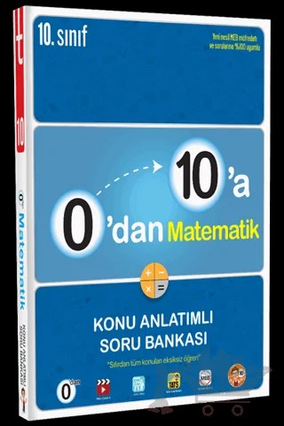 10. Sınıf 0'dan 10'a Matematik Konu Anlatımlı Soru Bankası – Kolektif – Tonguç Akademi kitap kapağı