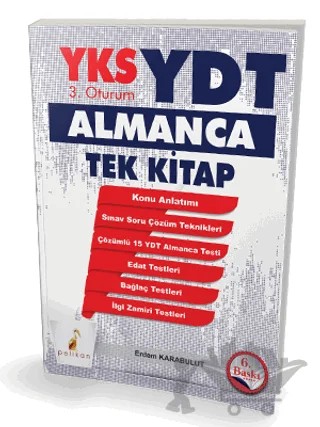 YKS-YDT 3. Oturum Almanca Tek Kitap – Erdem Karabulut – Pelikan Tıp Teknik Yayıncılık kitap kapağı