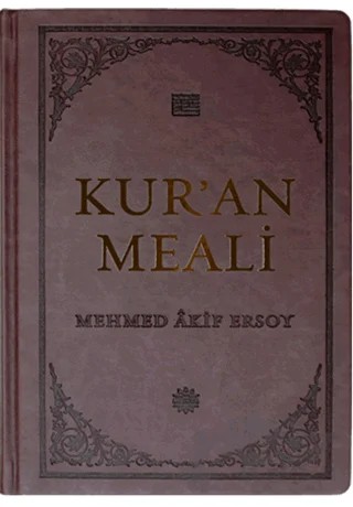 Kur'an Meali – Mehmed Akif Ersoy – Mahya Yayınları kitap kapağı