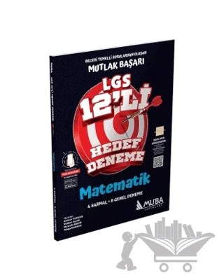 LGS 8.Sınıf Matematik 12 Li Hedef Deneme – Kolektif – Muba Yayınları kitap kapağı