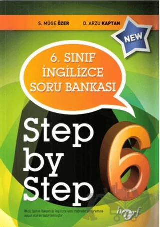 Step by Step 6: Sınıf İngilizce Soru Bankası – D. Arzu Kaptan, S. Müge Özer – Harf Eğitim Yayıncılık kitap kapağı
