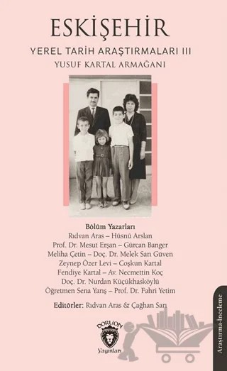 Eskişehir Yerel Tarih Araştırmaları III – Kolektif – Dorlion Yayınları kitap kapağı