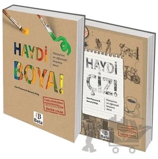 Haydi Boya - Çiz Seti 2 Kitap – Kolektif – Beta Kids kitap kapağı