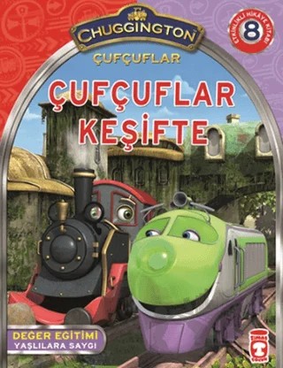 Çufçuflar: Çufçuflar Keşifte – Chuggington – Timaş Çocuk kitap kapağı