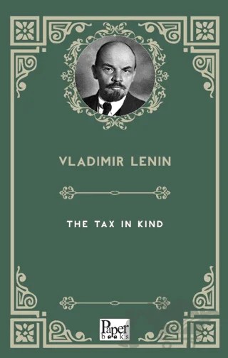 The Tax in Kind – Vladimir Lenin – Paper Books kitap kapağı