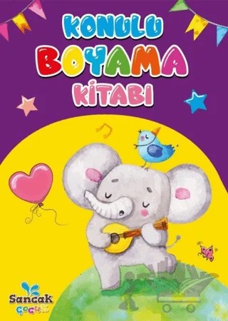 Konulu Boyama Kitabı - 1 – Kolektif – Sancak Çocuk kitap kapağı
