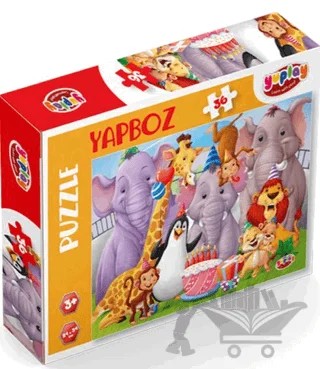 Kutulu Yapboz - Hayvanat Bahçesi 3+ 36 Parça – Kolektif – Yumurcak Yayınları kitap kapağı