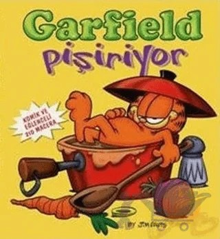 Garfield Pişiriyor – Jim Davis – Güloğlu Yayıncılık kitap kapağı