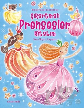 Çıkartmalı Prensesler Kitabım – Ruth Brocklehurst – 1001 Çiçek Kitaplar kitap kapağı