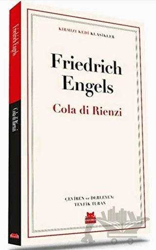 Cola di Rienzi – Friedrich Engels – Kırmızı Kedi Yayınevi kitap kapağı