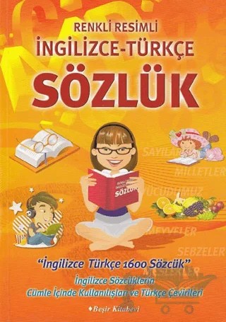 Renkli Resimli İngilizce Türkçe Sözlük – Itır Yıldız – Beşir Kitabevi kitap kapağı