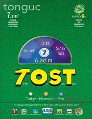 7. Sınıf Tost 6. Adım – Kolektif – Tonguç Akademi kitap kapağı
