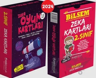 2. sınıf Bilsem Zeka Kartları / 7-8 Yaş Zeka Oyun Kartları – Kolektif – Zekiçocuk Eğitici Kitaplar kitap kapağı