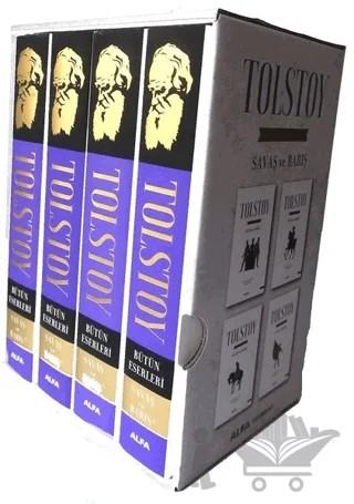 Savaş ve Barış 1-2-3-4 (Özel Kutulu) – Lev Nikolayeviç Tolstoy – Alfa Yayınları kitap kapağı