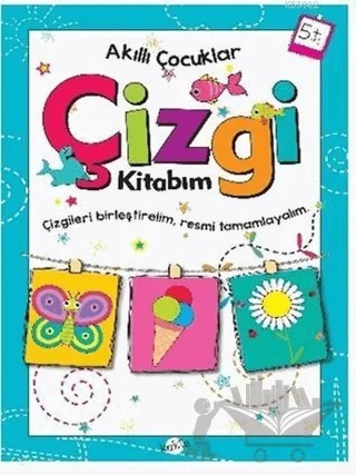 Çizgi Kitabım 5 Yaş - Akıllı Çocuklar – Kolektif – Kukla Yayınları kitap kapağı