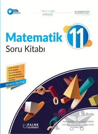 11. Sınıf Matematik Soru Kitabı – Hüseyin Buğdayoğlu, Serhan Serdar, C. Ozan Müftüoğlu, Metin Uzun, Melike Can – Palme Yayınları kitap kapağı