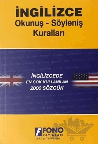 İngilizce Okunuş - Söyleniş Kuralları – Şükrü Meriç – Fono Yayınları kitap kapağı