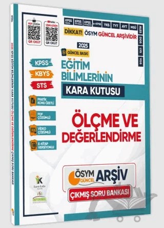 2025 Eğitim Bilimlerinin Kara Kutusu ÖLÇME ve DEĞERLENDİRME Konu Özetli D.Çözümlü Soru Bankası – Kolektif – Karakutu Yayın kitap kapağı