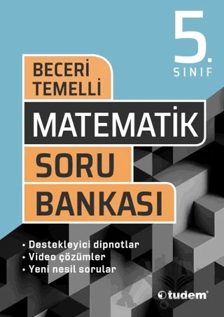 5. Sınıf Matematik Beceri Temelli Soru Bankası – Kolektif – Tudem Yayınları - Bayilik kitap kapağı