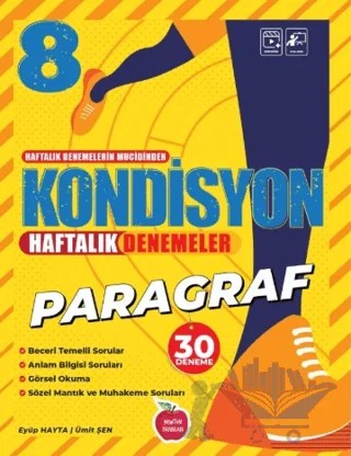 8. Sınıf Paragraf Kondisyon Haftalık Denemeler – Eyüp Hayta, Ümit Şen – Newton Yayınları kitap kapağı