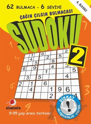 Sudoku 2 – Kolektif – Sinemis Yayınları kitap kapağı