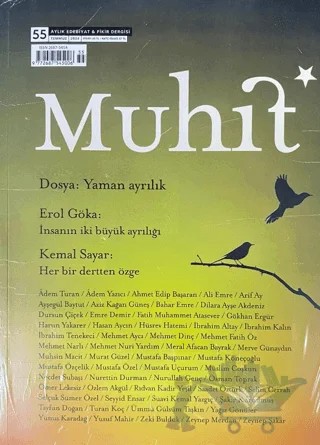 Muhit Dergisi Sayı: 55 Temmuz 2024 – Muhit Kitap kitap kapağı