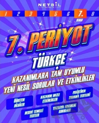 7. Sınıf Periyot Türkçe Etkinlikli Soru Bankası – Kolektif – Netbil Yayıncılık kitap kapağı