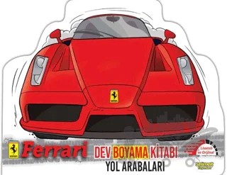 Ferrari Dev Boyama Yol Arabaları – Kolektif – Selimer Yayınları kitap kapağı