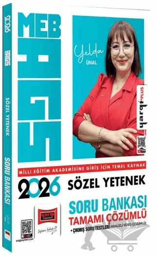 2026 MEB-AGS Sözel Yetenek Tamamı Çözümlü Soru Bankası – Yelda Ünal – Yargı Yayınevi kitap kapağı