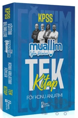 2024 KPSS Eğitim Bilimleri Muallim Konu Anlatımı Föy Tek Kitap – Kolektif – İSEM Yayıncılık kitap kapağı