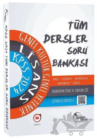 2024 KPSS Lisans Genel Kültür Genel Yetenek Tüm Dersler Tek Kitap Soru Bankası – Kolektif – Doktrin Yayınları kitap kapağı