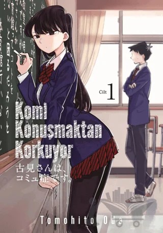 Komi Konuşmaktan Korkuyor Cilt 1 – Tomohito Oda – Marmara Çizgi kitap kapağı