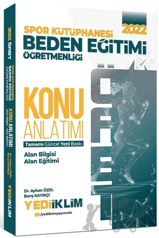 2022 ÖABT Beden Eğitimi Öğretmenliği Spor Kütüphanesi Konu Anlatımı – Kolektif – Yediiklim Yayınları kitap kapağı